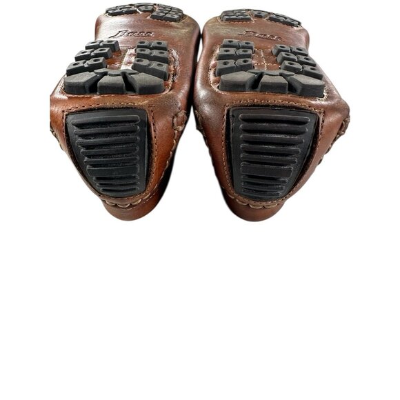 G.H. BASS Mens Size 11.5 D Brown Leather Slip on Penny Loafer Driving Shoes - Picture 7 of 9